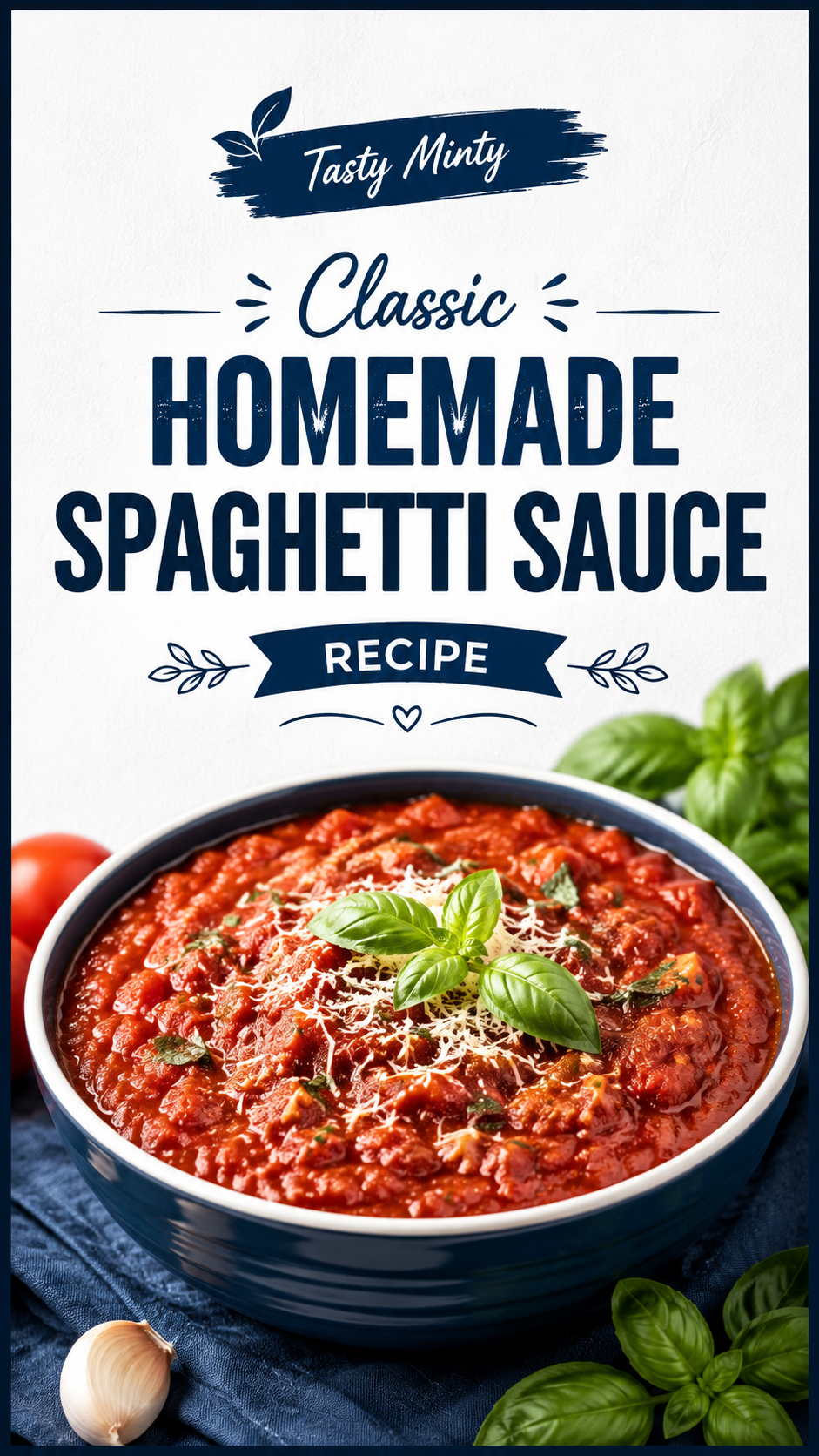 Classic Homemade Spaghetti Sauce Recipe